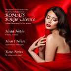 Rouge Essence Luxe Eau De Perfume - 8+ Hours Long-Lasting Fragrance with Vibrant Saffron, Warm Amber, Woody Accords & Creamy Almond Notes100ml