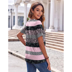 Zeagoo Womens Summer Tops Casual Short Sleeve V Neck Shirts Business Dressy Work Blouses