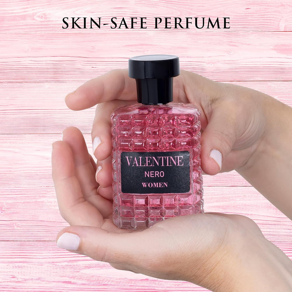 URBAN COLLECTION Valentine for Women Eau De Parfum - Amber Floral Jasmine, Bourbon Vanilla & Woods Oriental-Floral Fragrance with a Modern Twist Elegant 100ml Bottle Packed in Paper Box