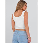 ANRABESS Womens Crop Tank Tops, Soft Breathable Ribbed Slim Fit, Comfy for Basic,Casual,Going Out&Daily Wear