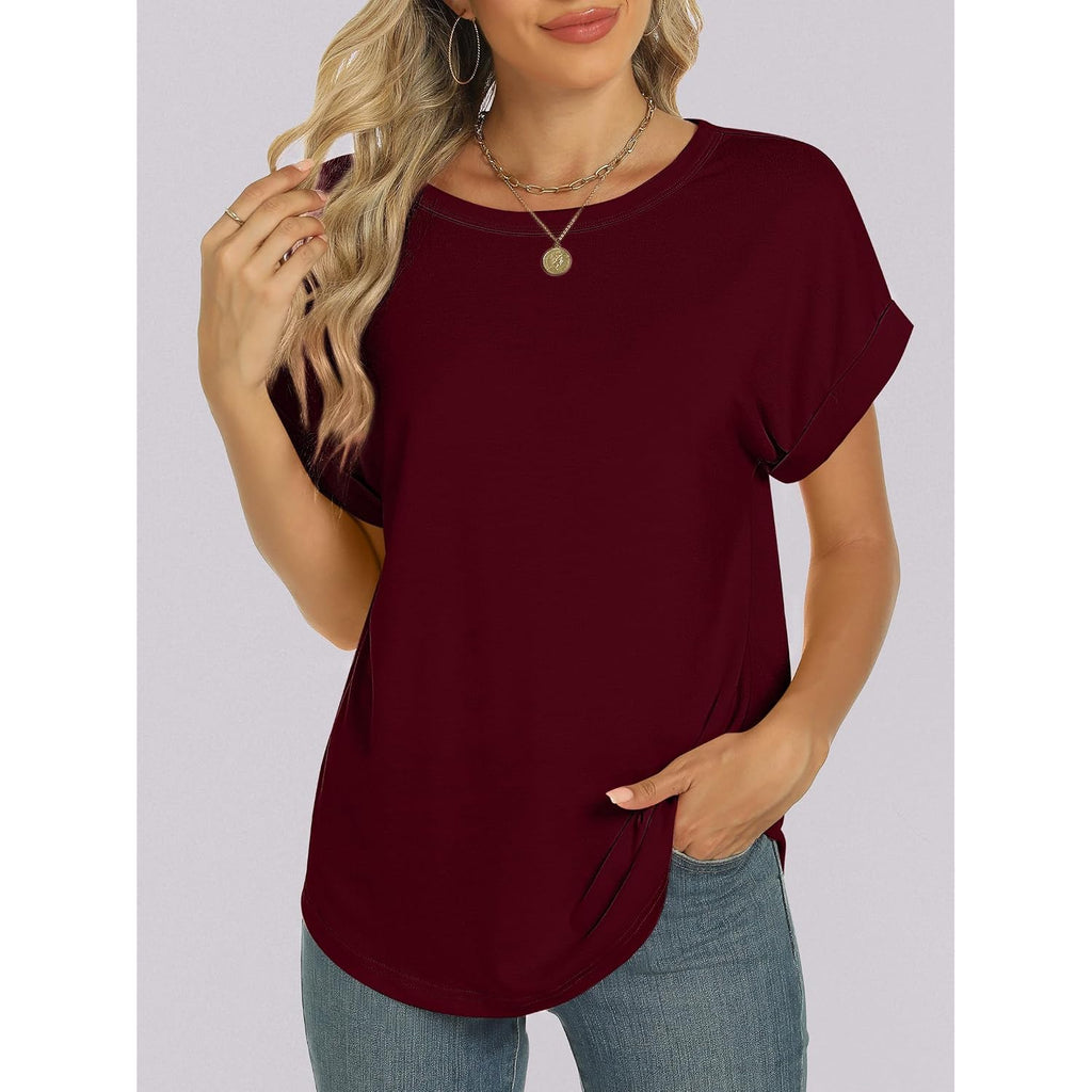 ANRABESS Women's Oversized Short Sleeve T Shirts