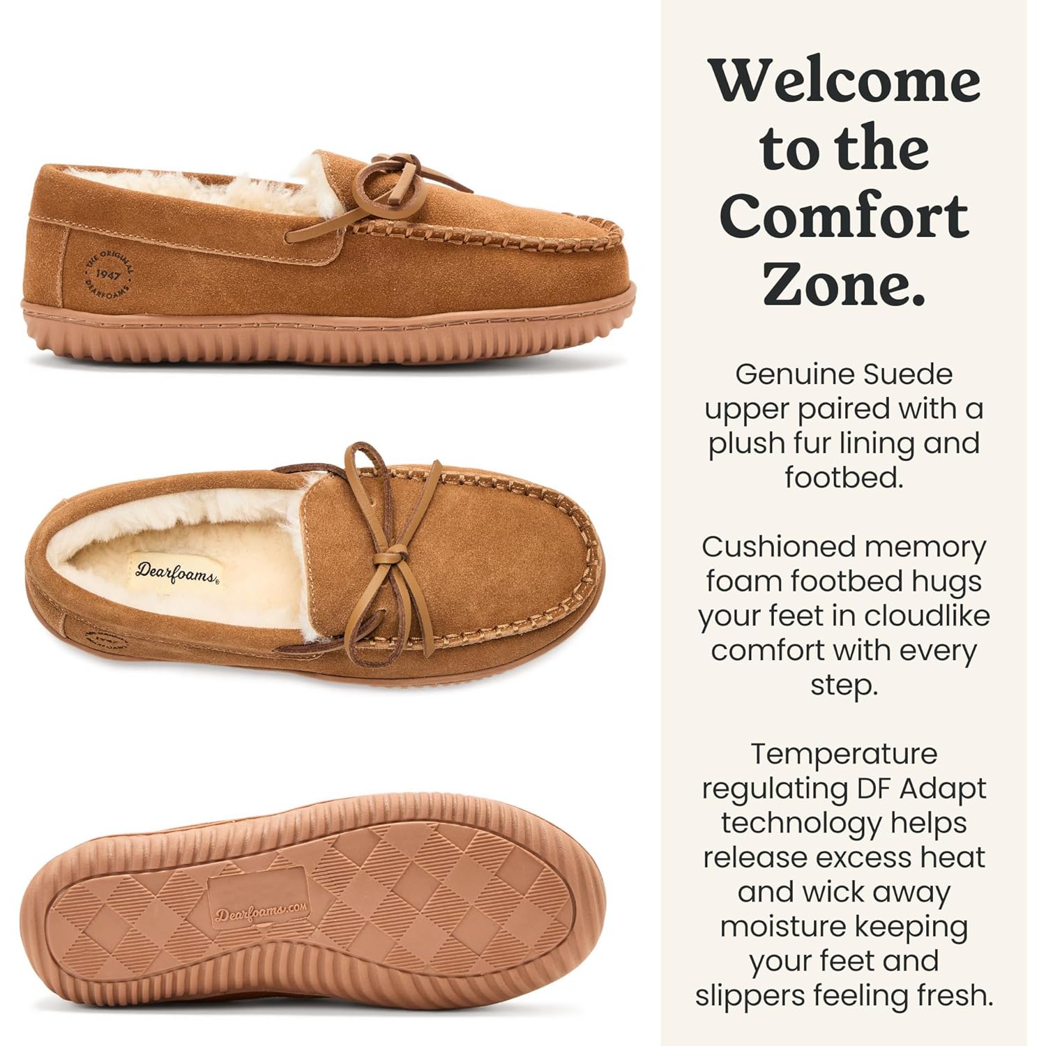 Women's Slippers Suede Chestnut