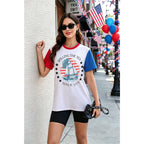 4th of July Shirts for Women Spilling The Tea Since 1773 Shirt Patriotic American Top History Teacher Tee