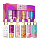 So…? Unique Body Mist Set - Perfumes for Women with Fresh, Floral, Sweet Scents - 6 Hour Wear Body Spray for Women - Travel Size Gift Set - 6 pcs