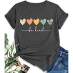 EUOW Tshirts for Womens Graphic Summer Tees Short Sleeve Loose Fit Trendy Tops