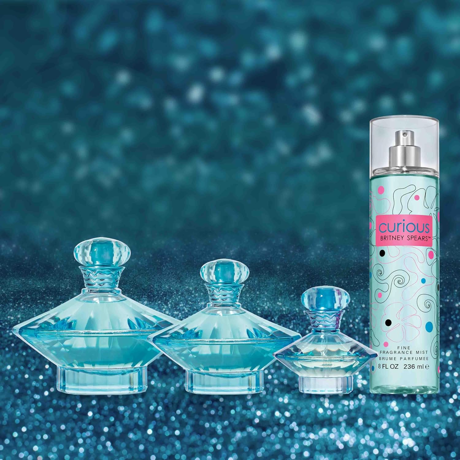 Britney Spears™ Curious, Fine Fragrance Body Mist Spray for Women, 8 Fl Oz / 236mL