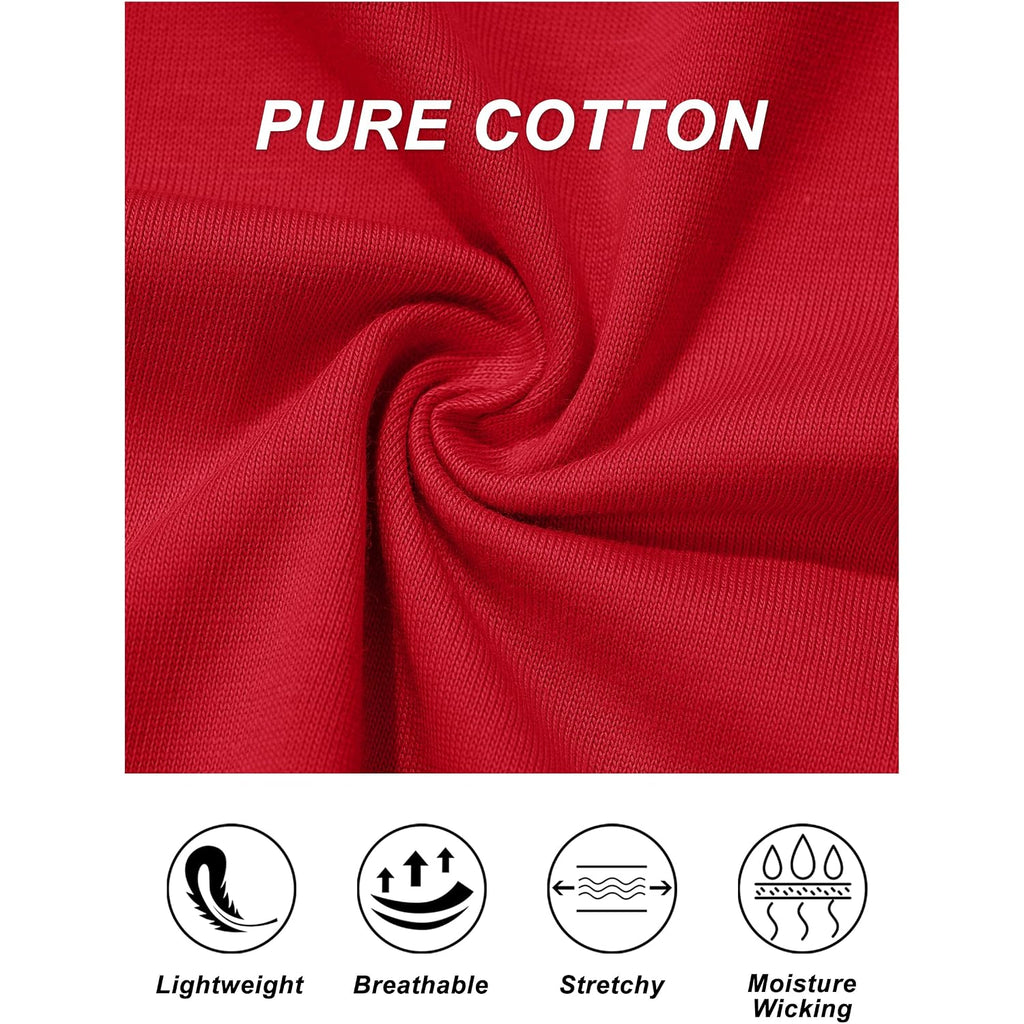 MAGCOMSEN Women's T Shirts Cotton Short Sleeve Shirts Crew-Neck Summer Tops Classic-Fit Tees Breathable Casual Clothes