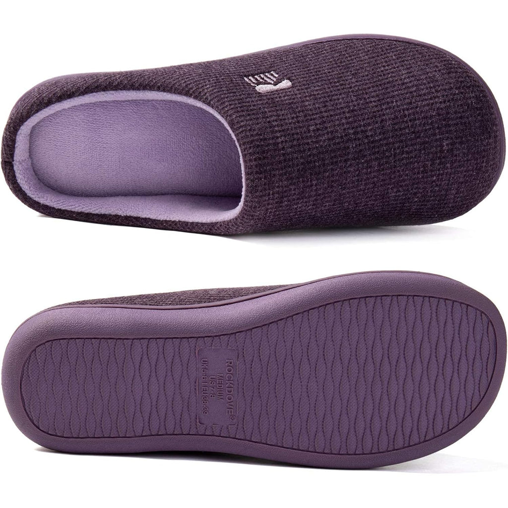 Women's Slippers Two-Tone Eggplant