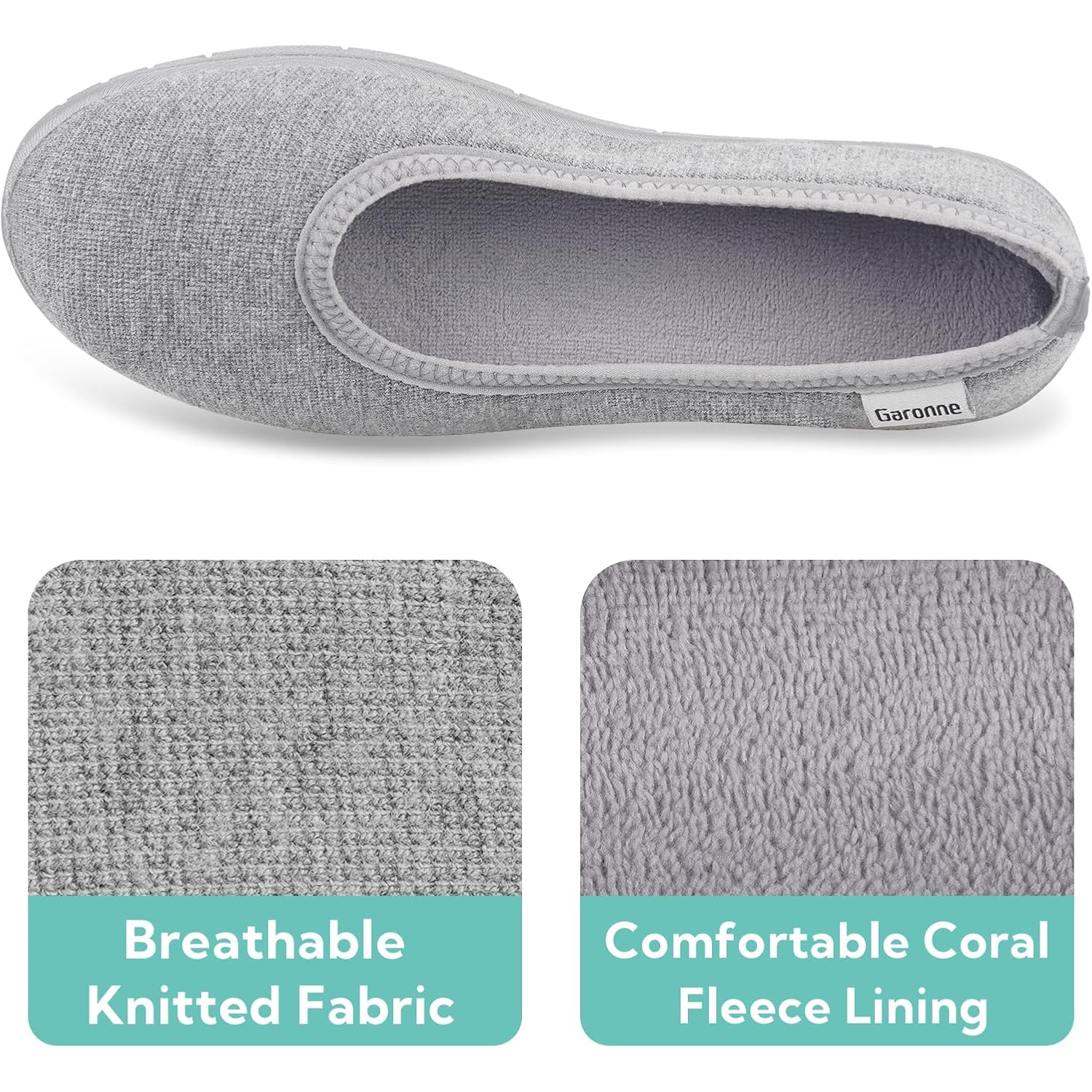 Women's Slippers Lightweight Grey