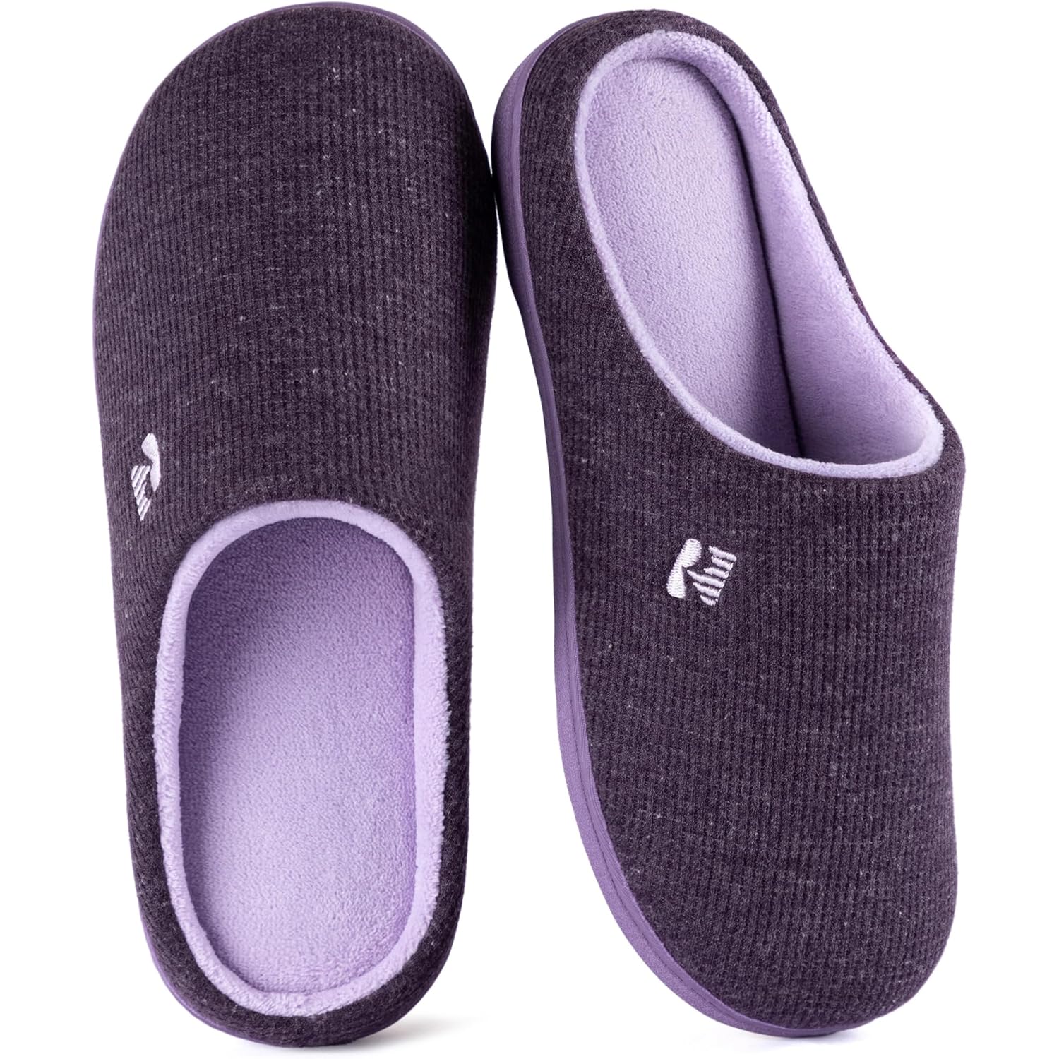 Women's Slippers Two-Tone Eggplant