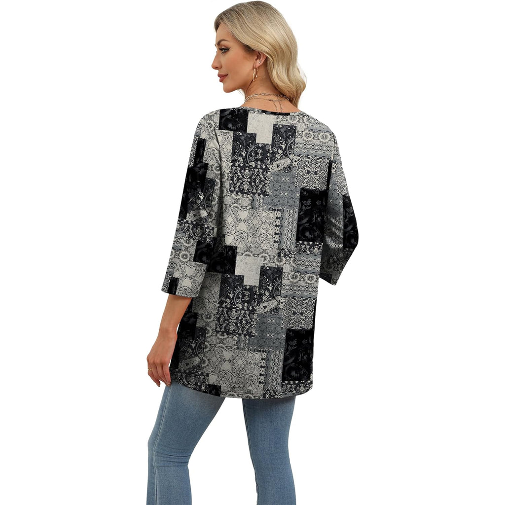 Women's Leggings Fit Plus Tunic Top Floral
