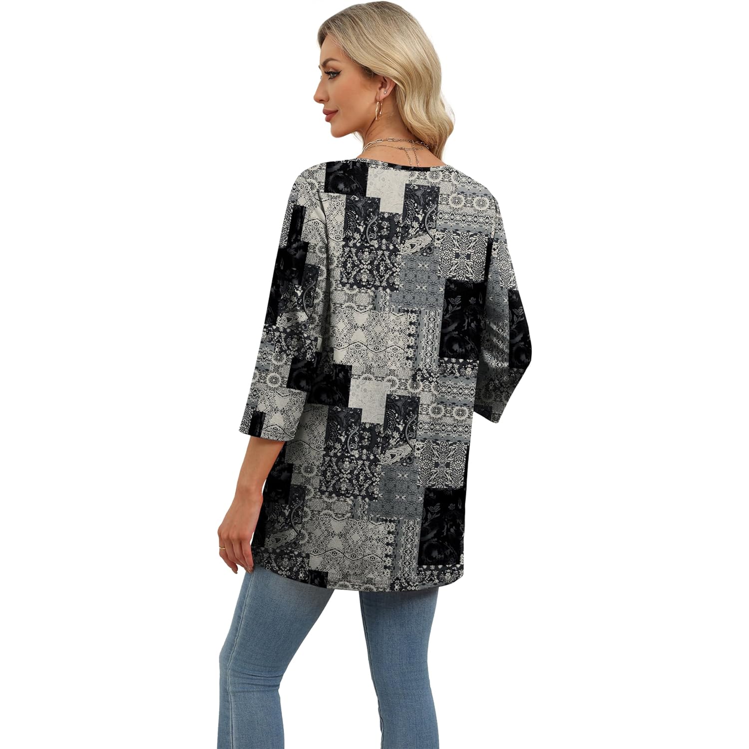 Women's Leggings Fit Plus Tunic Top Floral