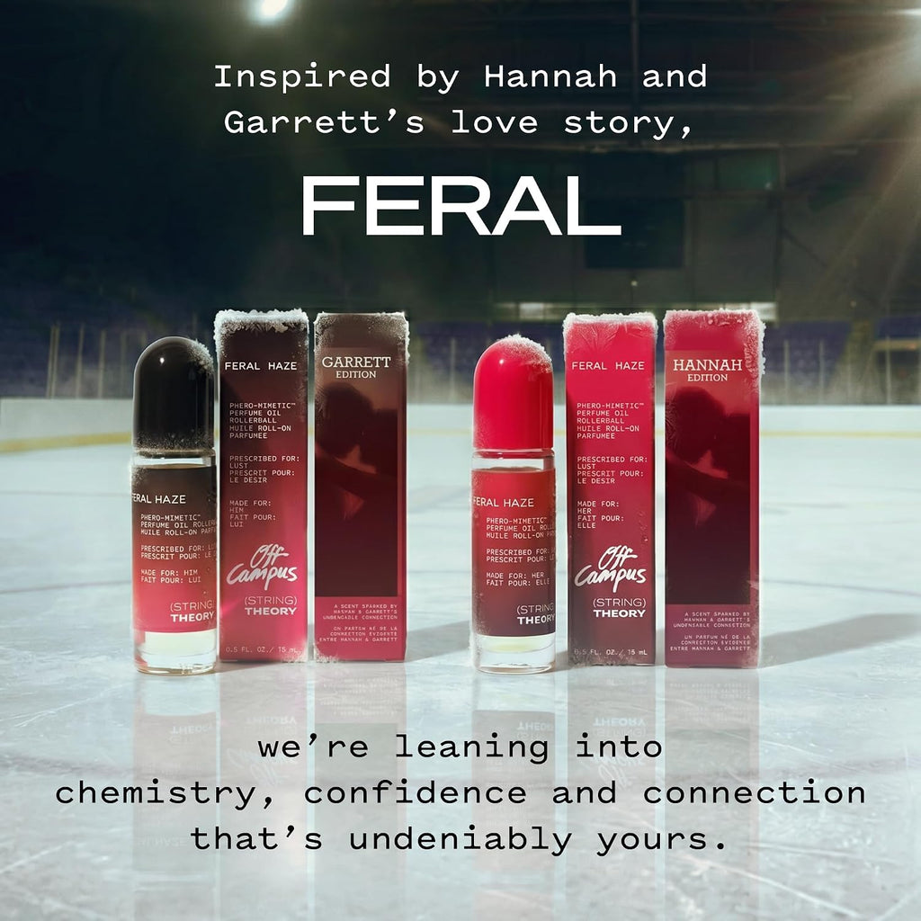 x Off Campus - Hannah - Women's Pheromone Roll On Perfume Oil - Spicy & Sweet Vanilla Amber Boozy Gourmand Musk - Dark Rum, Vanilla, Tonka Bean - Lasts 3 Hrs Long - Phero-Mimetic Perfume
