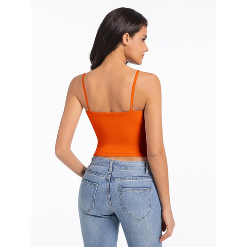 Abonlen Women's Sleeveless Adjustable Spaghetti Strap Tank Top