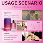 Luxury Perfume for Women, 80ml / 2.82 fl oz, Upgraded Long-Lasting Pistachio Vanilla Fragrance, Creamy Sweet Floral Scent with Almond & Jasmine Notes, Suitable for dates, parties, or as a gift.