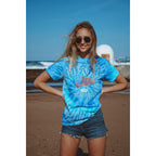 Colortone Spider Tie Dye T-Shirts for Men and Women - Unisex Short Sleeve Tie-Dye T Shirts for Adults