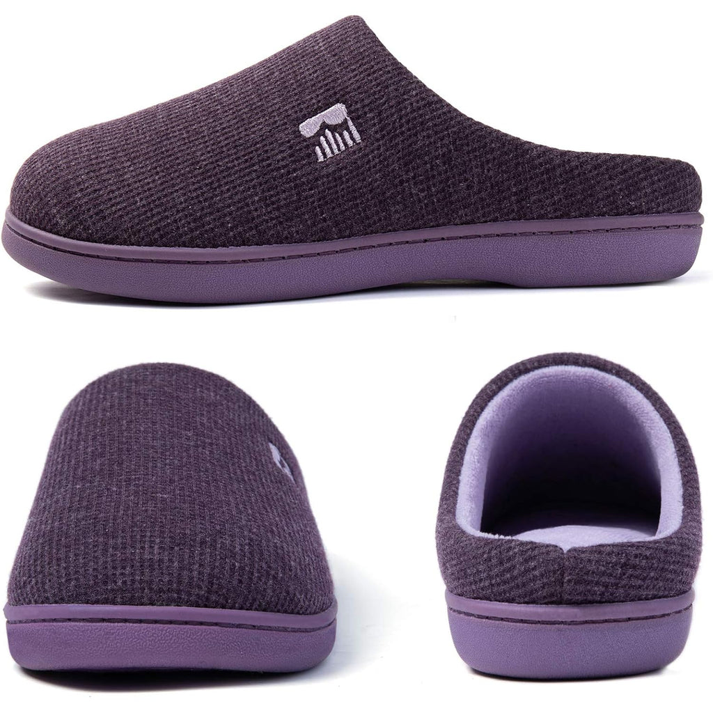 Women's Slippers Two-Tone Eggplant