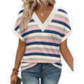 WIHOLL Womens Summer Tops Short Dolman Sleeve Shirts 2026 Fashion V Neck Outfits Clothes