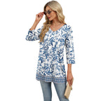 Women's Leggings Fit Plus Tunic Top Floral