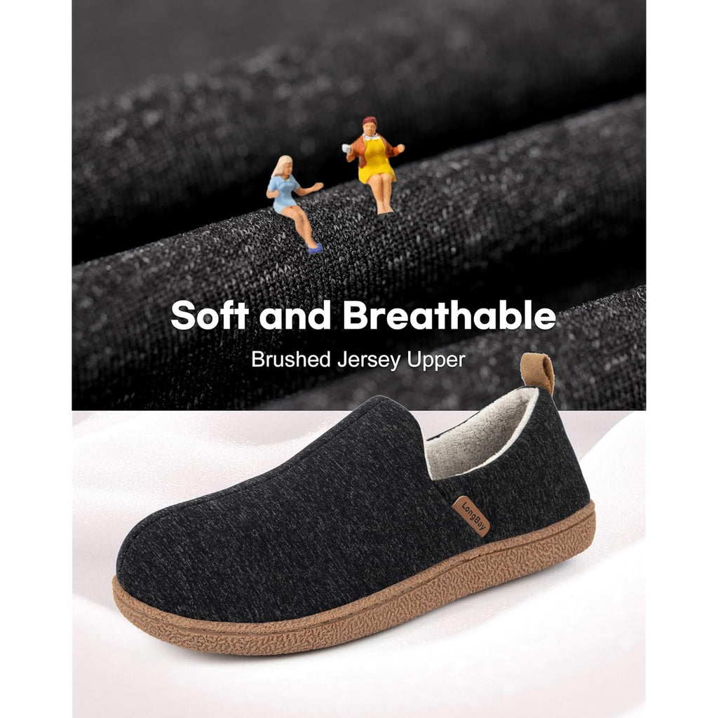 Women's Slippers Jersey Black