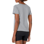 Champion Women’s Classic Short Sleeve Graphic T-Shirt, Standard Fit, Script Logo