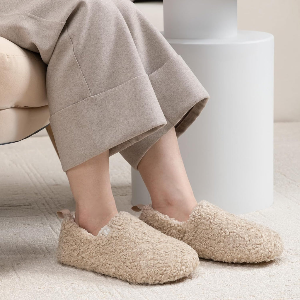 Women's Slippers Shearling Beige