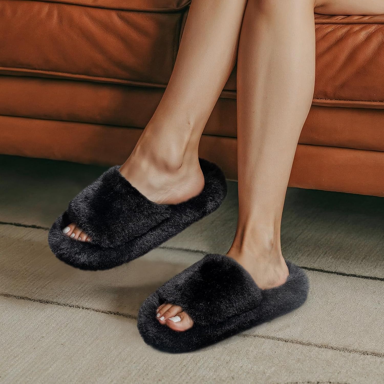 Women's Slippers Arch Black