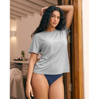 BAMBOO COOL Womens Summer Tops Short Sleeve T Shirts Basic Tees Regular Fit Round V Neck Casual 2026 Spring Outfits Clothes