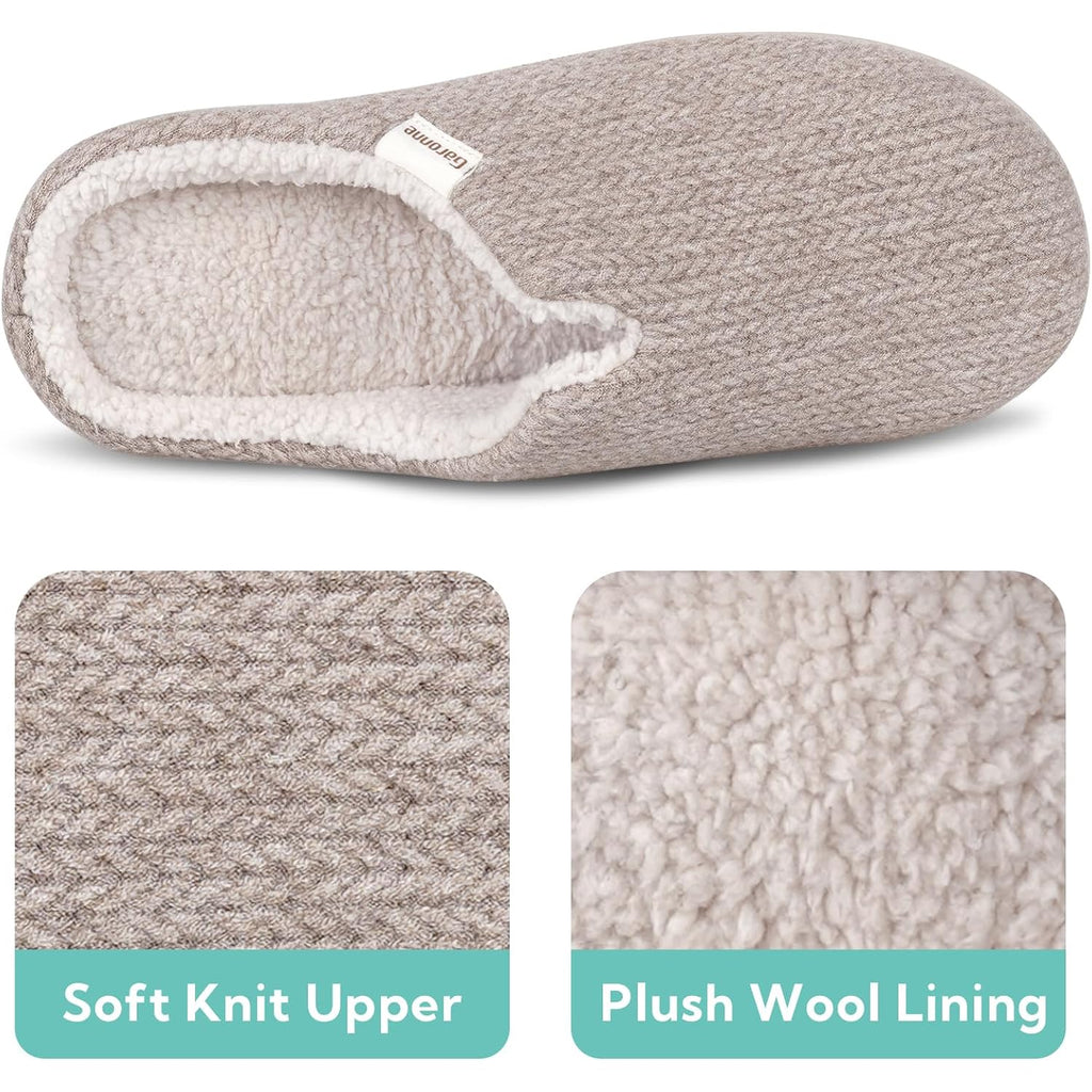 Women's Slippers V-Neck Beige