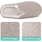 Women's Slippers V-Neck Beige