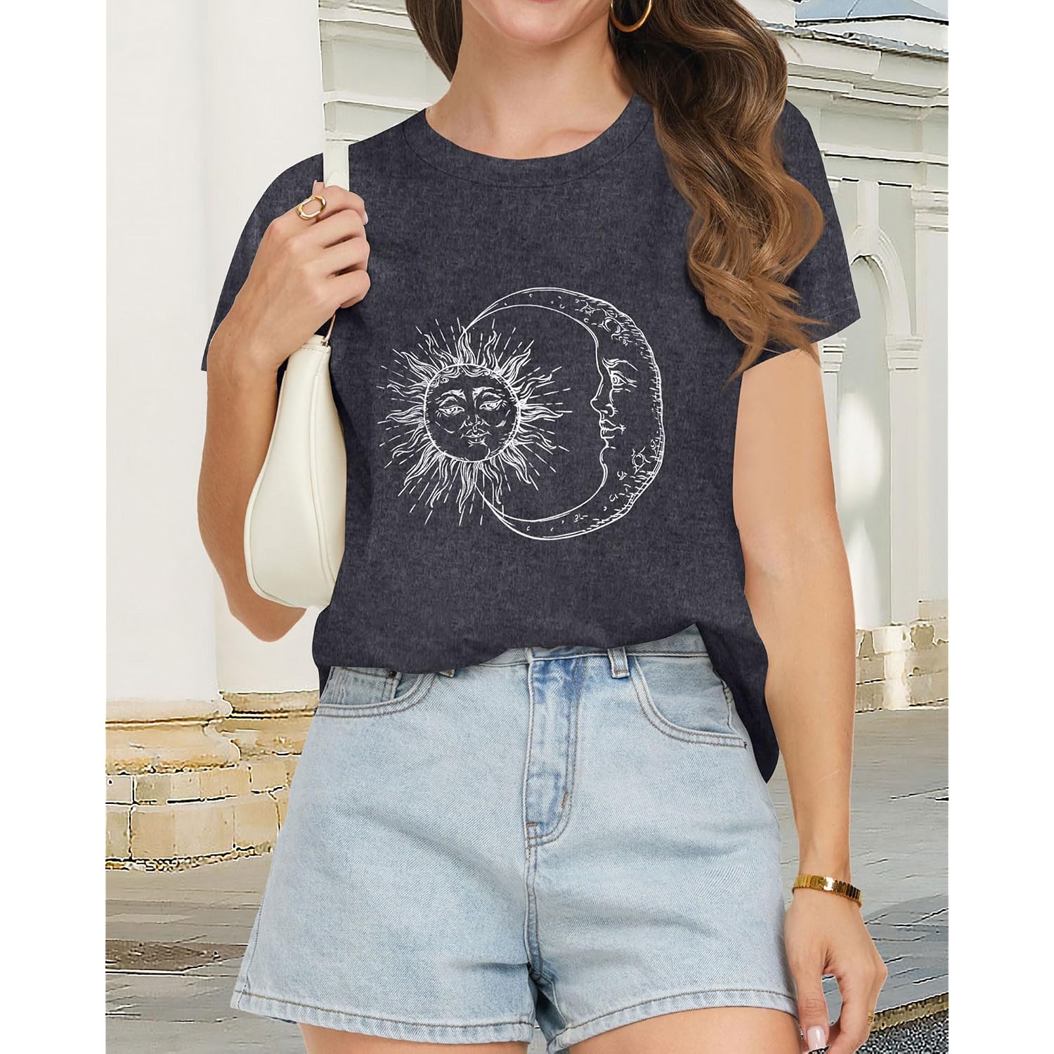 T Shirts for Women Summer Short Sleeve Crewneck Casual Cute Graphic Basic Tees Tops 2026