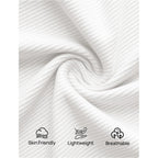 Women's Lace Trim V-Neck Tank Top White