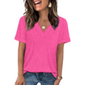 WIHOLL Womens Summer Tops Short Sleeve Basic Casual V Neck T Shirts Trendy Fashion 2026