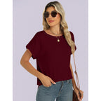 ANRABESS Women's Oversized Short Sleeve T Shirts