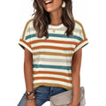 WIHOLL Womens Tops Short Sleeve Shirts Summer Outfits 2026 Spring Dressy Casual Clothes Clothing