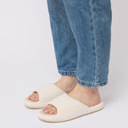 Women's Slippers Corduroy White