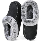 Women's Slippers Fur Black