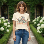 LBP Womens Retired Shirt Floral Retired Tshirts Retirement Gifts Retirement Casual Tee for Grandma