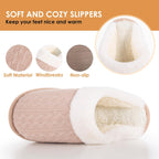 Women's Slippers Knit Beige