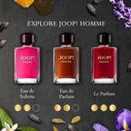 Joop! Homme Eau de Toilette – Ambery Men's Cologne – With Notes of Cinnamon, Jasmine, Vanilla & Sandalwood – Luxury Perfumes for Men – Long Lasting Fragrance