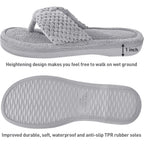 Women's Slippers Thong Grey