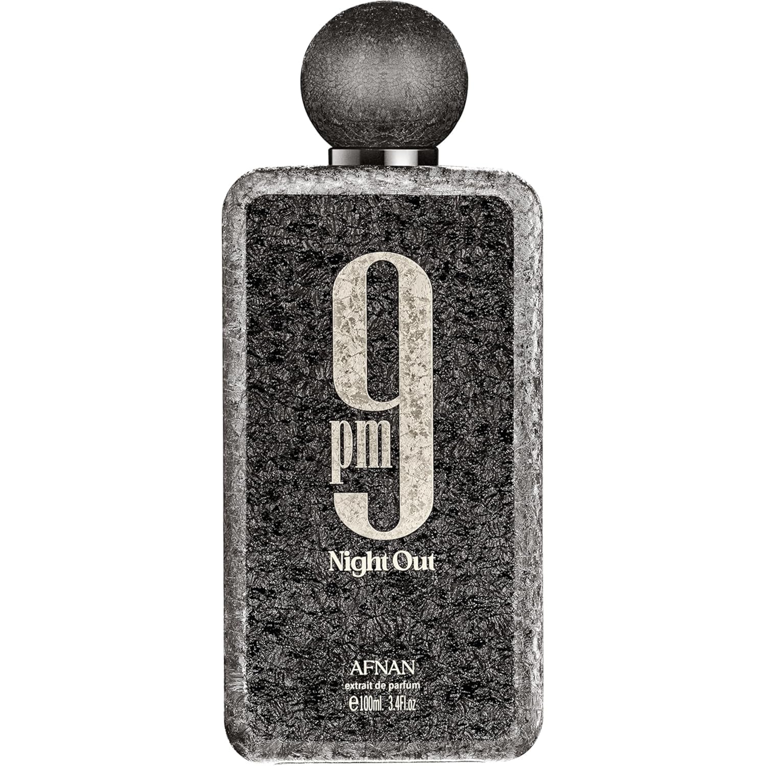 Afnan 9 PM Night Out Unisex Extrait de Parfum, 3.4 Fl. Oz