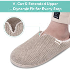 Women's Slippers V-Neck Beige