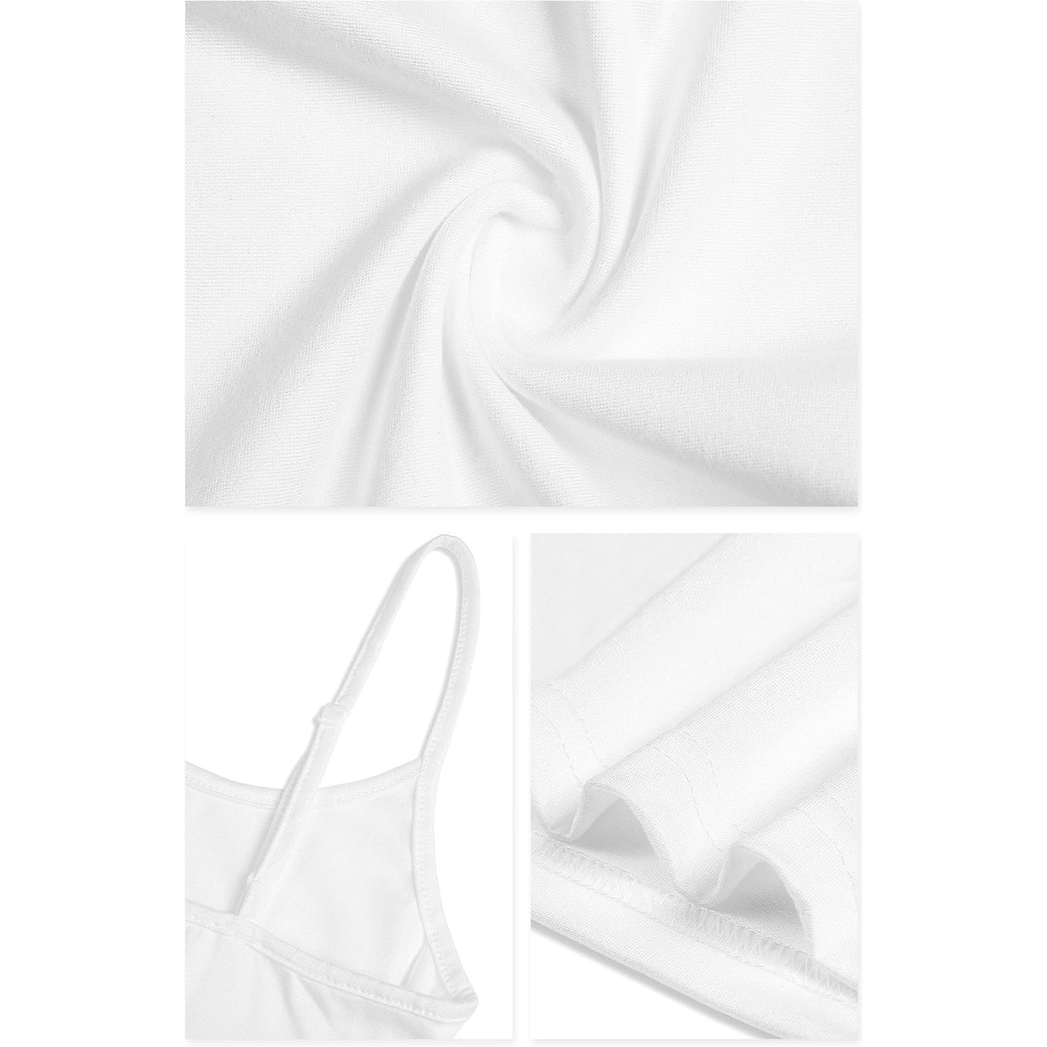 Women's Soft Knit Camisole Tank Top Black/White/Pink