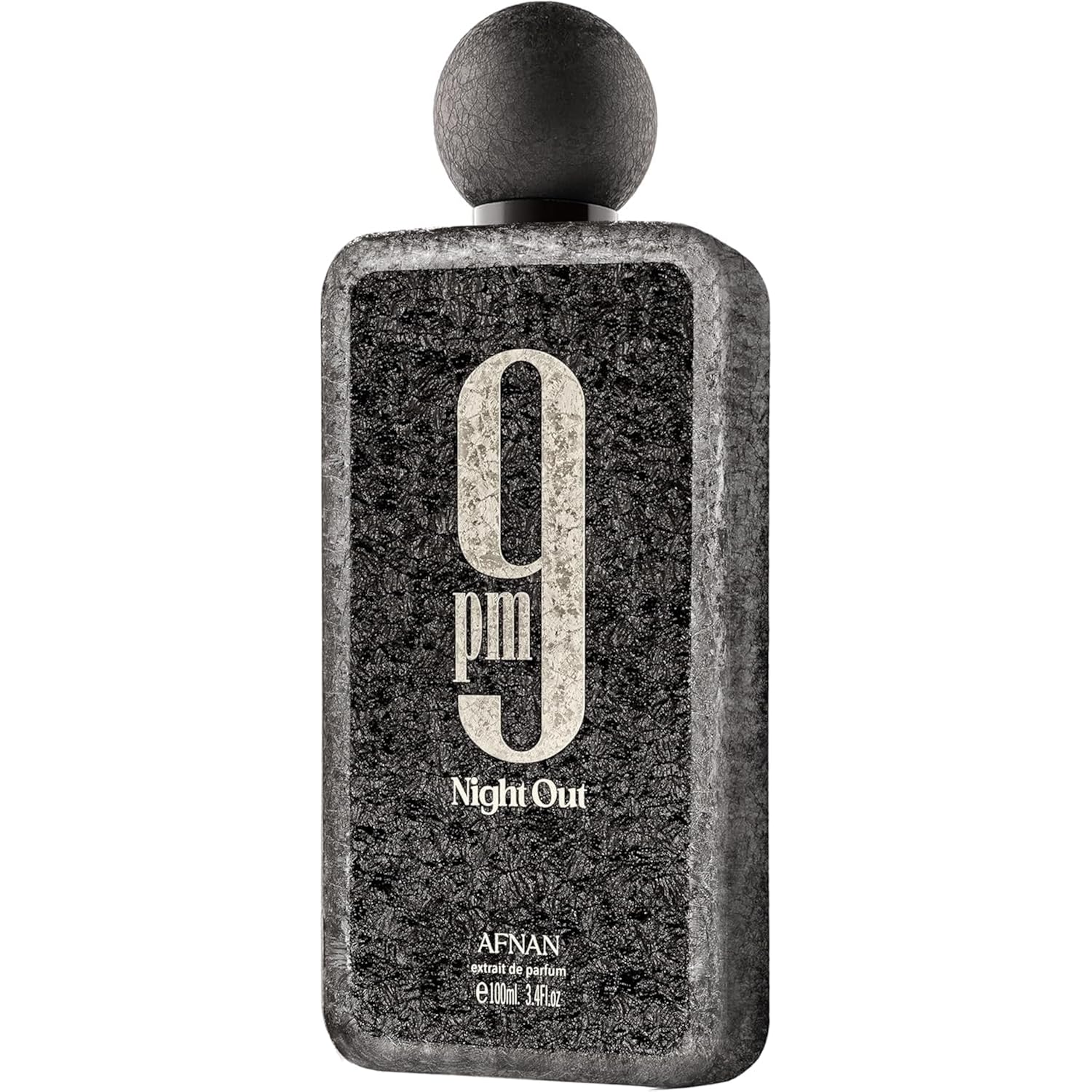 Afnan 9 PM Night Out Unisex Extrait de Parfum, 3.4 Fl. Oz