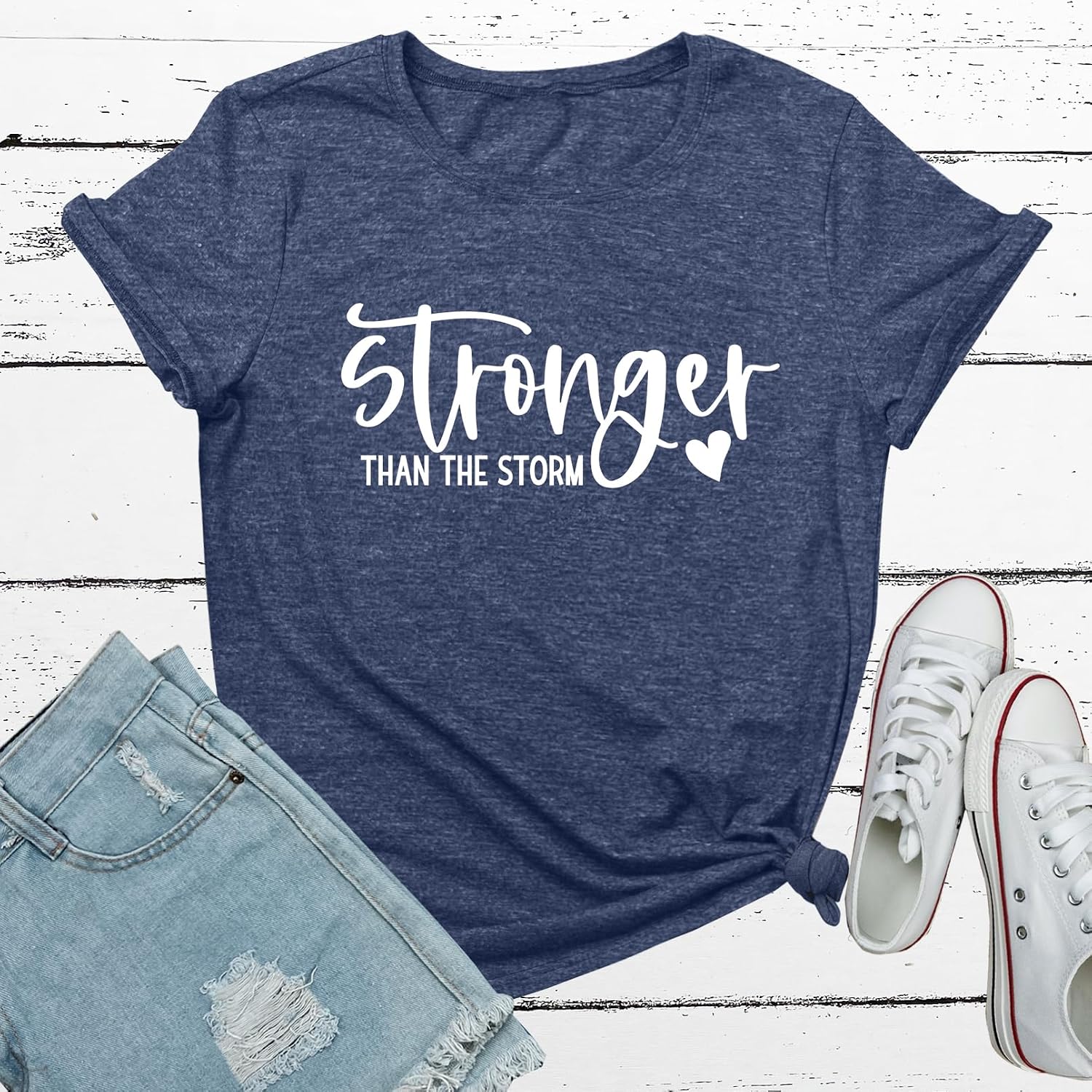 Women Cute Graphic Stronger Tee Shirts
