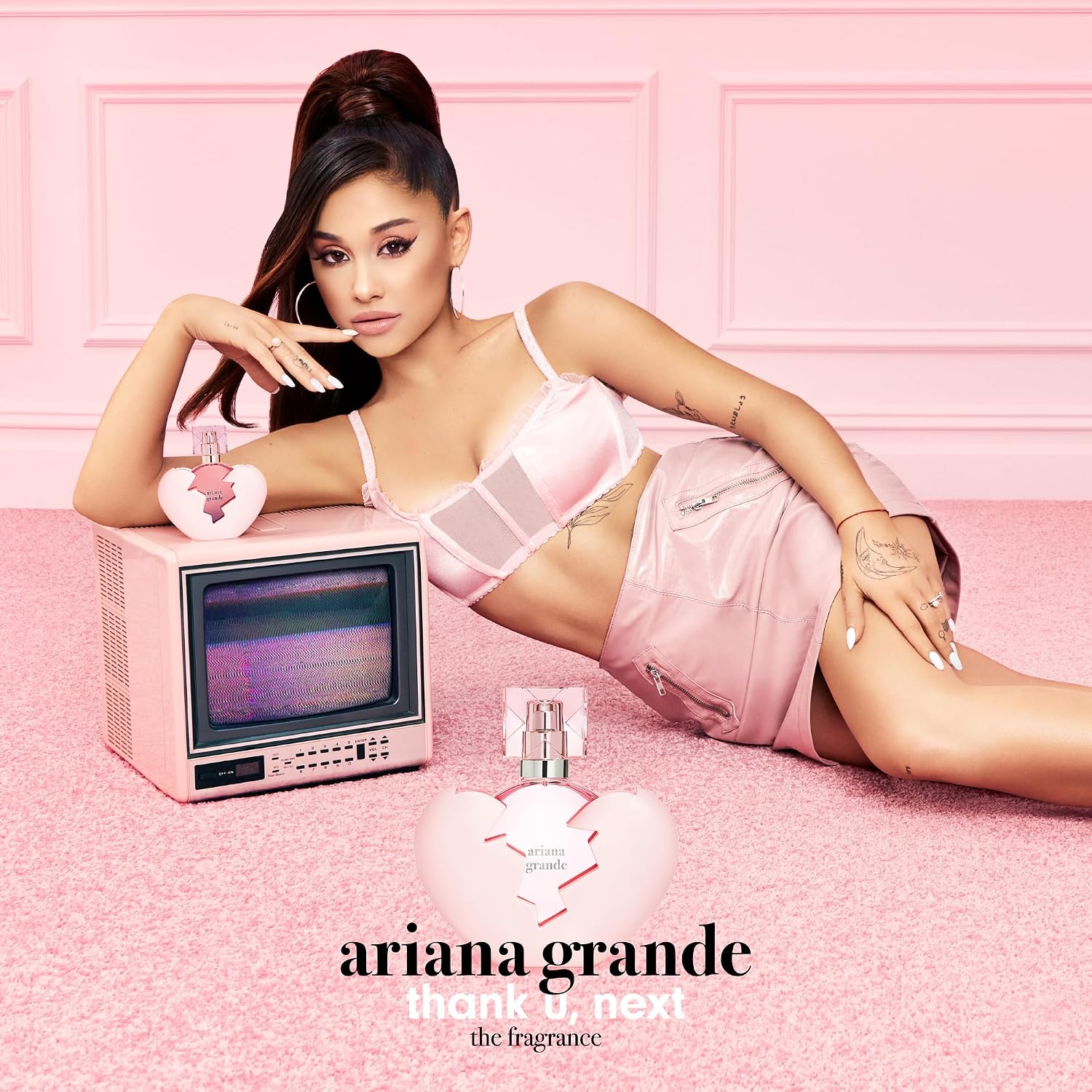 Ariana Grande Thank U, Next Body Mist – Floral Gourmand Fragrance for Women – 8 Fl Oz