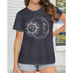 T Shirts for Women Summer Short Sleeve Crewneck Casual Cute Graphic Basic Tees Tops 2026