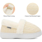 Women's Slippers Fuzzy Beige