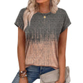 Alaroo Womens Summer Tops Short Sleeve Shirts Crew Neck Cute Trendy Tunic Blouses (S-3XL)
